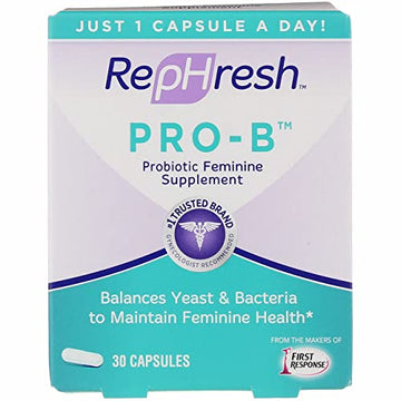 RepHresh Pro-B Vaginal Probiotic Feminine Supplement One Bottle 30 Count Rephresh buy supplements canada