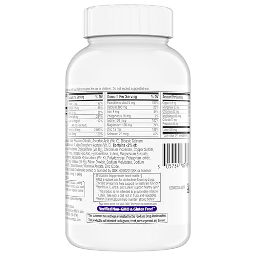 Centrum Minis Silver Women's Multivitamin for Women 50 Plus, Multimineral Supplement with Vitamin D3, B Vitamins, Non-GMO Ingredients Centrum buy supplements canada