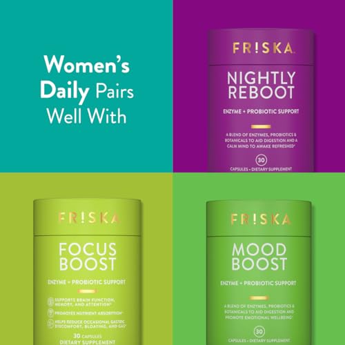 FRISKA Women’s Daily Digestive Enzyme and Probiotics Supplement, Advanced FR!SKA buy supplements canada