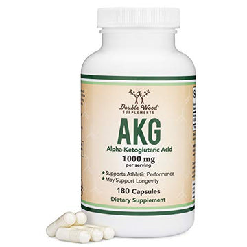 AKG Supplement (Alpha Ketoglutaric Acid) 1,000mg Per Serving (180 Capsules) Different Double Wood Supplements buy supplements canada