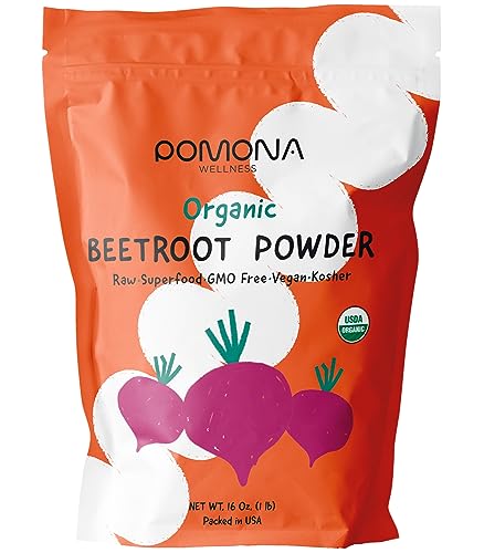Pomona Wellness Organic Beetroot Powder, Superfood, Raw, Vegan & Non-GMO Pomona Wellness buy supplements canada