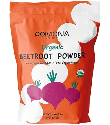 Pomona Wellness Organic Beetroot Powder, Superfood, Raw, Vegan & Non-GMO Pomona Wellness buy supplements canada