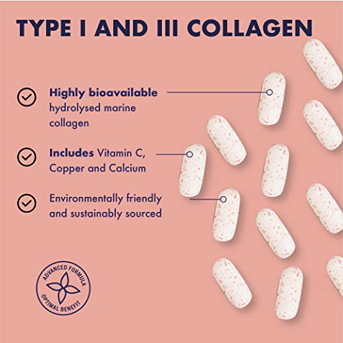 Higher Nature - Collagen Tablets - Hydrolysed Marine Collagen - Vitamin C - Calcium for Bone Support HIGHER NATURE buy supplements canada