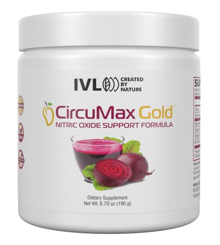IVL - CircuMax Gold - Nitric Oxide Supplement Powder Boost - Organic Beets - Beetroot IVL buy supplements canada