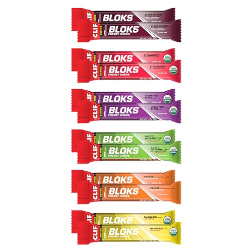 CLIF BLOKS - Energy Chews - Variety Pack - Non-GMO - Plant Based Clif Bar buy supplements canada