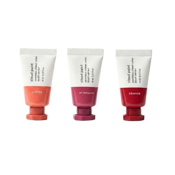 Glossier Mini Cloud Paint Blush Trio Holiday Gift Set: Crimson, Glisten & Afterglow Glossier buy supplements canada