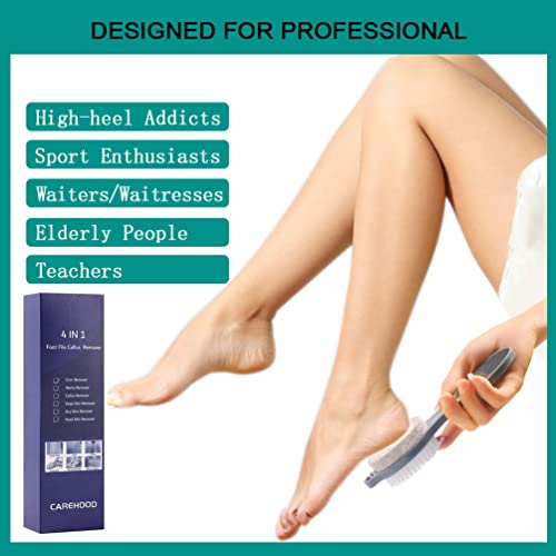 CAREHOOD Foot File Callus Remover - Multi Purpose 4 in 1 Feet Pedicure CAREHOOD buy supplements canada