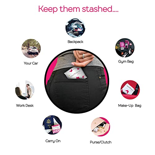 to-Go Panty Kit Includes 4 Items Seamless Thong Underwear Fresh Wipe Pantyliner & Washbag Travel Panty Fresh buy supplements canada