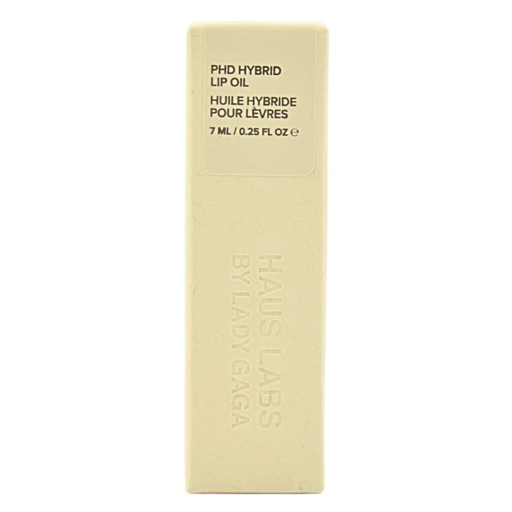 HAUS LABS BY LADY GAGA PhD Hybrid Hydrating Tinted Lip Oil Neutral Clear, Clean Vegan Lip Gloss Balm, Non-Sticky Shine, Moisturizing, 0.25 oz Haus Laboratories buy supplements canada