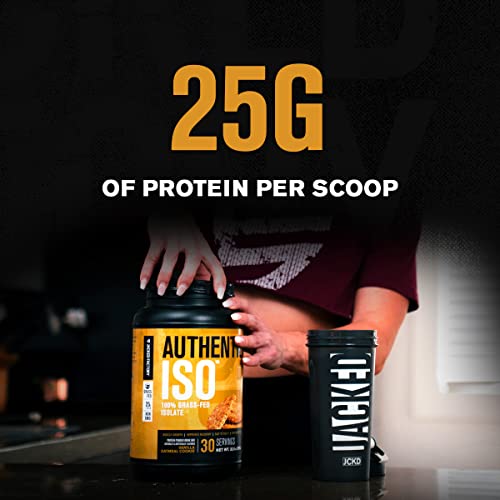 Authentic ISO Grass Fed Whey Protein Isolate Powder - Low Carb, Non-GMO Muscle Jacked Factory buy supplements canada