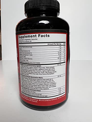 FORCE FACTOR Test X180 Alpha Max, 2-Pack, Total Testosterone and Nitric Oxide Booster Force Factor buy supplements canada