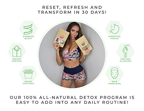 Teami® 30-Day Detox Tea Pack: All-Natural Teatox Kit with Teami Skinny & Teami Colon Teami buy supplements canada