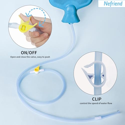 Nefriend-2L Enema Bag - Colon Cleanse - Constipation Relief - Vaginal Cleanse - Men's Health Msupps.com buy supplements canada