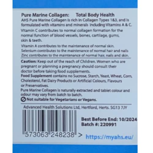 AHS Pure Marine Collagen 120 Tablets AHS buy supplements canada
