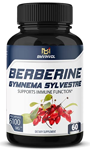BMVINVOL 5-in-1 Berberine Supplement 6100mg with Ceylon Cinnamon, Gymnema Sylvestre BMVINVOL buy supplements canada