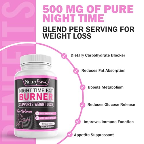 Nutrafemi Night time Fat Burner, Weight Loss Pills for Women – Thermogenic Fat Burner Nutrafemi buy supplements canada