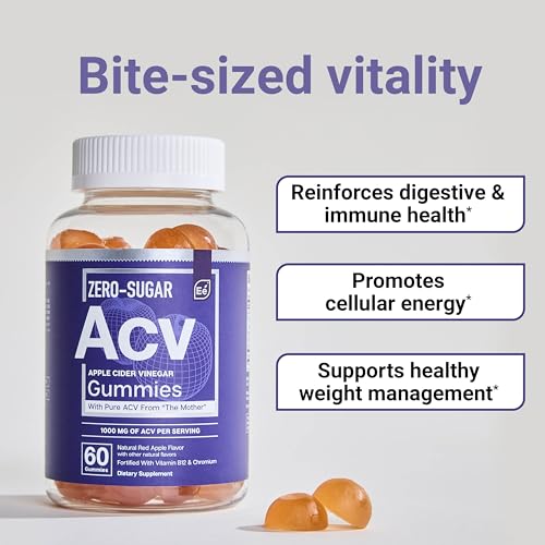 Essential Elements Zero-Sugar ACV Apple Cider Vinegar Gummies from “The Mother” Essential Elements buy supplements canada