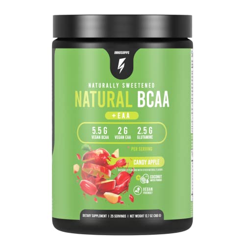 InnoSupps Natural Vegan BCAAs + EAA (Candy Apple) Enhanced Workouts, Muscle InnoSupps buy supplements canada