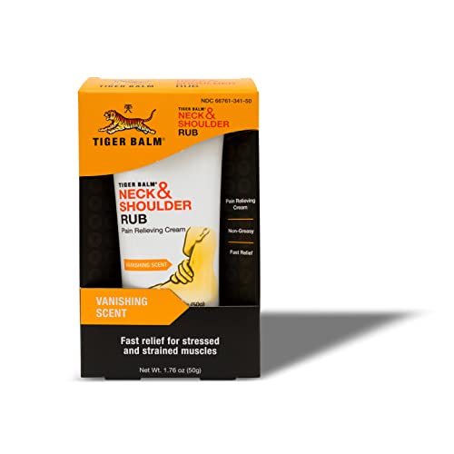Tiger Balm Neck & Shoulder Rub Vanishing Scent 1.76 oz (Pack of 2) Tiger Balm buy supplements canada
