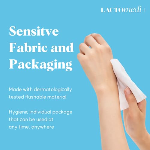 LACTOMEDI Feminine Wipes | Unscented Feminine Wipes | Individually Wrapped | pH-Balanced Feminine LACTOMEDI buy supplements canada