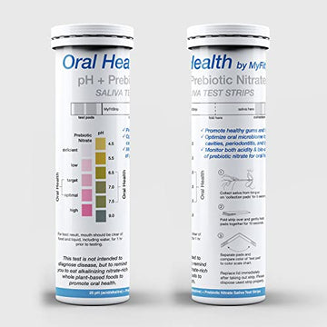 pH and Prebiotic Nitric Oxide Test Strip by MyFitStrip - Track and Monitor Saliva Alkalinity MyFitStrip buy supplements canada