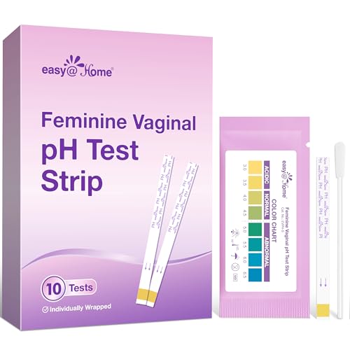 Easy@Home Vaginal pH Test -10 Strips | BV Test Kit at Home for Women | Yeast Infection Test + pH Balance Easy@Home buy supplements canada