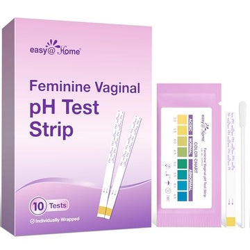 Easy@Home Vaginal pH Test -10 Strips | BV Test Kit at Home for Women | Yeast Infection Test + pH Balance Easy@Home buy supplements canada