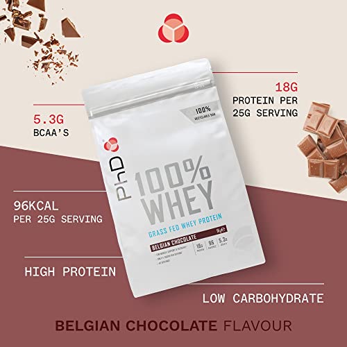 PhD Nutrition 100 Percent Whey, Grass Fed Whey, Lean Muscle Protein Powder PhD buy supplements canada