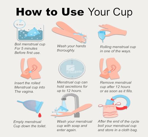 Ggadgets Menstrual Cup for Women with Pouch | Ultra Soft Odour & Rash Free | No Leakage Ggadgets buy supplements canada