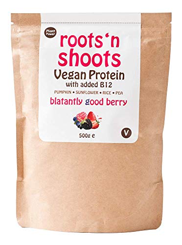 Roots 'n Shoots Vegan Protein, Shake, Berry Flavour, with Added B12, 26g Protein ROOTS 'N SHOOTS buy supplements canada