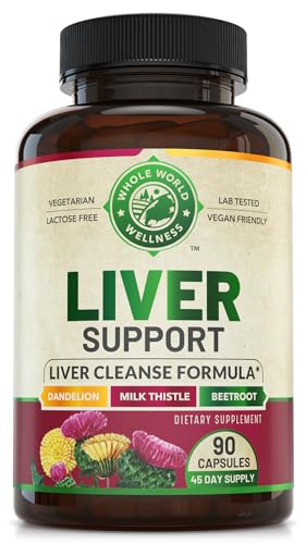 Liver Cleanse Detox & Repair Formula. Liver Support Supplement with Dandelion Root Silymarin WHOLE WORLD WELLNESS buy supplements canada