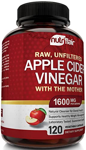 Apple Cider Vinegar Capsules with The Mother - 120 Vegan ACV Pills NutriFlair buy supplements canada