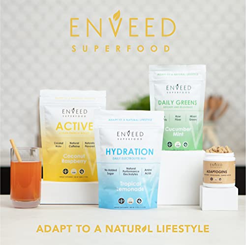 ENVEED SUPERFOOD Active | Natural Caffeine and Adaptogen Pre Workout Powder ENVEED SUPERFOOD buy supplements canada