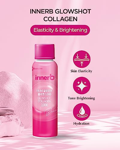 CJwellcare Innerb Glowshot Collagen (10.1fl oz, 6 Servings) - Low-Molecular-Weight Fish CJwellcare buy supplements canada