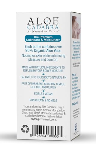 Aloe Cadabra Natural Water Based Personal Lube, Organic Lubricant for Her, Him & Couples, Unscented Aloe Cadabra buy supplements canada