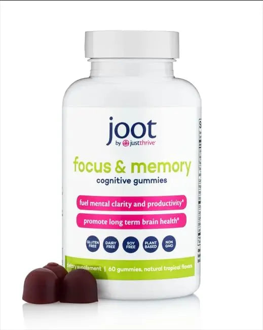 Just Thrive Focus & Memory Gummies – Nootropic Brain Supplement for Clarity, Concentration, Memory Support, & Energy – Citicoline, Lion’s Mane, Vitamin B12 & D3 Just Thrive buy supplements canada