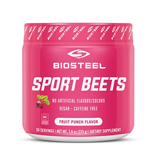 BioSteel Sports Beets Pre-Workout Powder, Non-GMO Formula, Fruit Punch, 30 Servings BioSteel Sports buy supplements canada