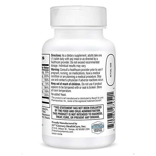 21st Century Healthy Eyes with Lutein Tablets, 60 Count, White (27452) 21st Century buy supplements canada