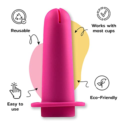 SHORDY Applicator Tool for Menstrual Cups for Easy Insertion with Lube Gel, Reusable Period Cup SHORDY buy supplements canada