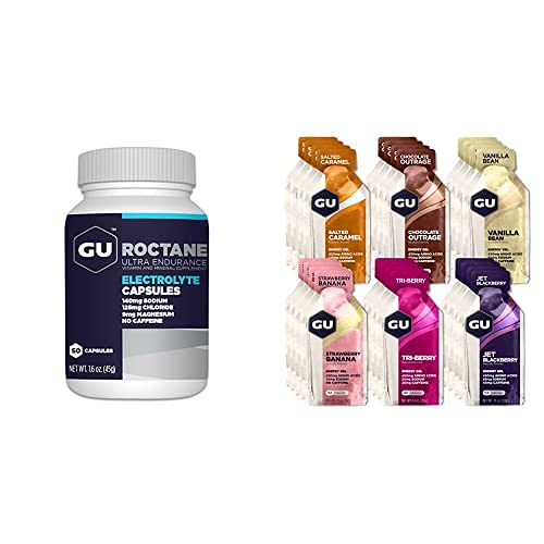 GU Energy Variety Pack, Roctance Ultra Endurance Electrolye Capsules GU Energy buy supplements canada