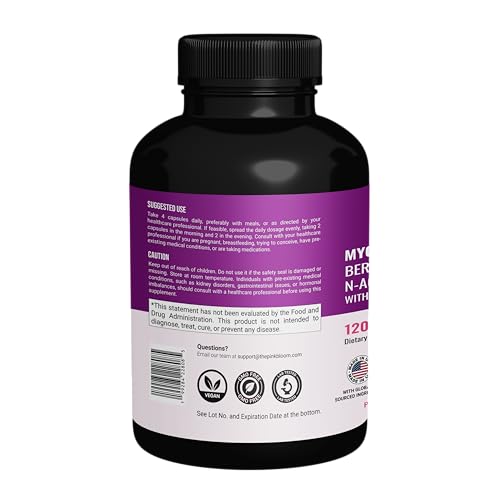 The Pink Bloom Myo & D-Chiro Inositol 40:1 Ratio – 120 Capsules | Myo Inositol Supplement for Women with Vitamin D, Ashwagandha, Folate & Zinc | Supplement for Hormone Balance & Ovarian Health The Pink Bloom buy supplements canada