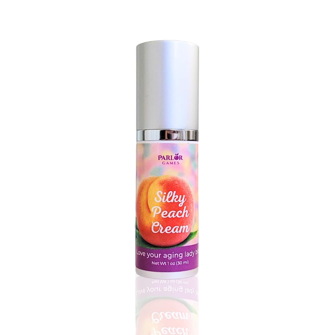 Silky Peach Cream by Parlor Games – Bioidentical Estriol Cream for Women – Menopause Relief for Vaginal Dryness & Vulva Itch – 30ml Bottle (2 Month Supply) Parlor Games buy supplements canada