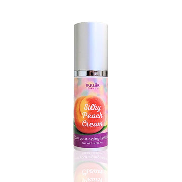 Silky Peach Cream by Parlor Games – Bioidentical Estriol Cream for Women – Menopause Relief for Vaginal Dryness & Vulva Itch – 30ml Bottle (2 Month Supply) Parlor Games buy supplements canada