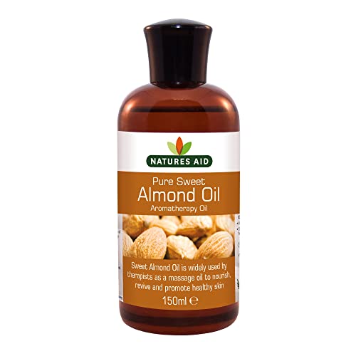 Natures Aid Almond Oil, Pure, Sweet Almond Oil, Massage Oil, Suited to Dry, Sensitive Skin natures aid buy supplements canada