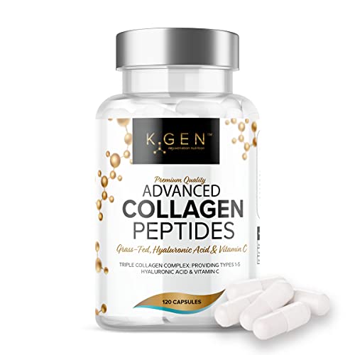 Pure Collagen Supplements Capsules Grass Fed Advanced Multi Collagen Peptides K GEN rejuvenation nutrition buy supplements canada