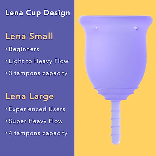 Lena Cup Reusable Menstrual Cup | Purple, Large | Experienced and Advanced Cup Users Lena buy supplements canada