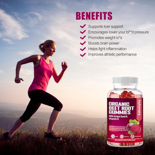 Organic Beet Root Gummies 1500mg for Men Women Beet Root for Athletic, Performance Edmmyliy buy supplements canada