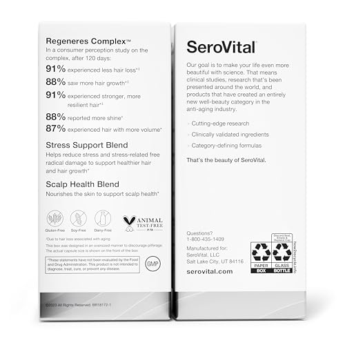 SeroVital Hair Regeneres Advanced Healthy Hair Growth Bundle Serovital buy supplements canada