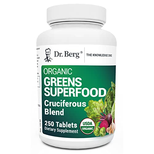 Dr. Berg's Greens Superfood Cruciferous Vegetable Tablets - Vegetable Supplements Dr. Berg Nutritionals buy supplements canada