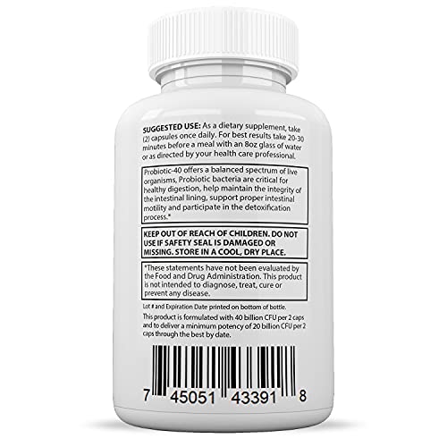 Justified Laboratories (2 Pack) Clear Nails Plus Max Pills 40 Billion CFU Probiotic Supports Justified Laboratories buy supplements canada